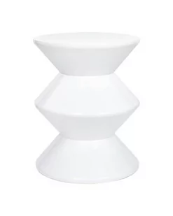 Stolik kawowy Turn biały - Ławy i stoliki kawowe - miniaturka - grafika 1