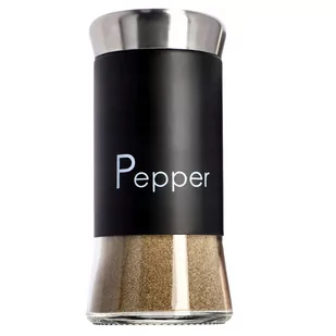 Przyprawnik do pieprzu 150 ml, czarny - Pojemniki na przyprawy - miniaturka - grafika 1