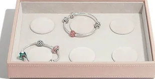 Szkatułka na bransoletki charms Stackers jasnoróżowa - Pudełka i szkatułki - miniaturka - grafika 1