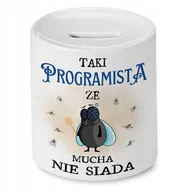 Skarbonki - Skarbonka Dla Programisty na Imieniny Prezent z Nadrukiem ze Zdjęciem - miniaturka - grafika 1