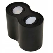 Lampy sufitowe - Oprawa Sufitowa Lampa Natynkowa Siroco Black Ruchoma Okrąg. Aluminium Czerń - miniaturka - grafika 1