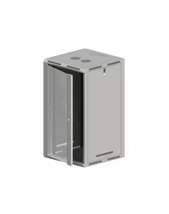 . Szafa wisząco/stojąca SW-18U-600-600-N-DSJ-OP-RP-B 19" 18U 600x600 niedzielona drzwi szklane tył osłona pełna osłony boczne ruchome perf - Pozostałe akcesoria sieciowe - miniaturka - grafika 3