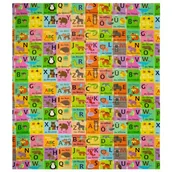 Maty edukacyjne - Mata edukacyjna HUMBI Niemiecki alfabet wieś 180 x 200 x 1 cm 9019 | Bezpłatny transport - miniaturka - grafika 1