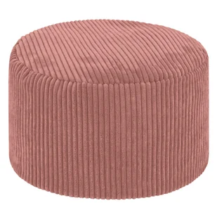 Pufa Sit&Style Velvet ciemnoróżowa śr. 45 cm - Pufy i podnóżki - miniaturka - grafika 1