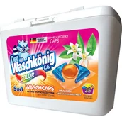 Środki do prania - Der Waschkonig kapsułki do koloru pomarańcza z bawełną 35szt - miniaturka - grafika 1