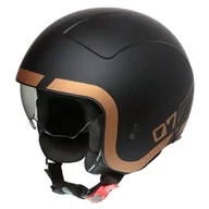 Kaski motocyklowe - PREMIER HELMET ROCKER LN 19 BM, matowy czarny/złoty, XS - miniaturka - grafika 1