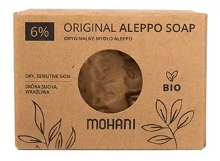 Mohani Mydło Aleppo BIO oliwkowo-laurowe 6% 5902802720955 - Mydła - miniaturka - grafika 1