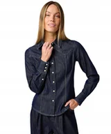 Koszule damskie - Koszula Wrangler EXAG YOKE SHIRT 112362846 Saddle M - miniaturka - grafika 1