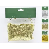 Ozdoby bożonarodzeniowe - Płatki folii srebrny / złoty / szampański 50 g - miniaturka - grafika 1