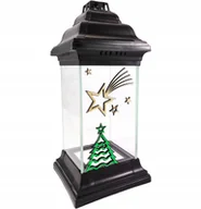 Lampiony i znicze - Znicz Choinka Boże Narodzenie Kapliczka Na Święta Lampion Szklany Z Choinką - miniaturka - grafika 1