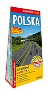 Przewodniki - Polska laminowana mapa samochodowa 1:1 000 000 - książka - miniaturka - grafika 1
