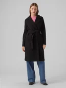 Kurtki damskie - Vero Moda Płaszcz przejściowy w kolorze czarnym - miniaturka - grafika 1