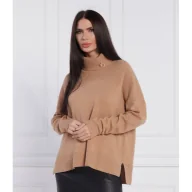 Swetry damskie - Liu Jo Wełniany golf | Regular Fit - miniaturka - grafika 1
