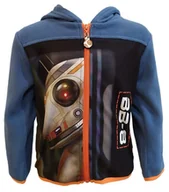 Moda i Uroda OUTLET - Kurtka Bluza Polarowa Z Kapturem Star Wars R104 - miniaturka - grafika 1
