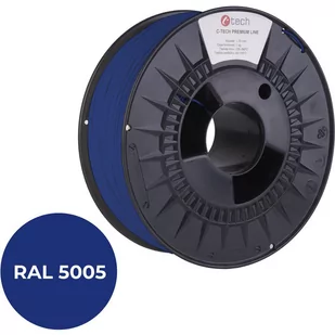 Filament do drukarki 3D C-TECH PREMIUM LINE, ABS, RAL5005, 1,75mm, 1kg, Signal blue - Filamenty i akcesoria do drukarek 3D - miniaturka - grafika 1