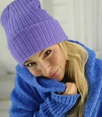 Czapki i chusty sportowe męskie - Czapka unisex Uniwersalna Beanie prażkowana dzianina - miniaturka - grafika 1