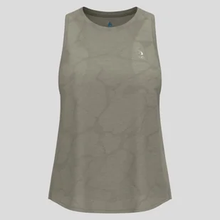 Koszulka damska bez rękawów Odlo ZEROWEIGHT ENGINEERED CHILL-TEC Tank crew neck - Koszulki sportowe damskie - miniaturka - grafika 1