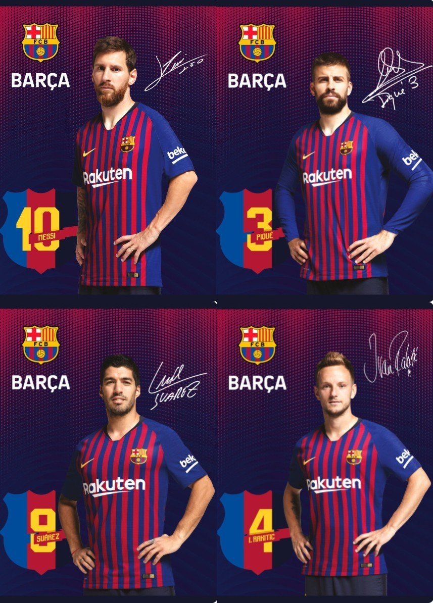 Astra, Zeszyt A5 w linie 32 kartki FC Barcelona 7 10 sztuk mix