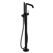 Baterie wannowe i prysznicowe - HANSGROHE 73440670 Tecturis S Jednouchwytowa bateria wannowa, wolnostojąca Czarny Matowy - miniaturka - grafika 1