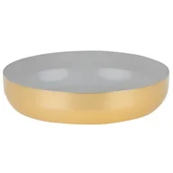 Pozostałe akcesoria kuchenne - Misa dekoracyjna MY HOME Soft Gold Szaro-złoty - miniaturka - grafika 1