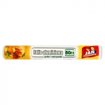 Jan Niezbędny Folia aluminiowa 50 m (ZZAJAN048.) - Folia, papier śniadaniowy, serwetki - miniaturka - grafika 1