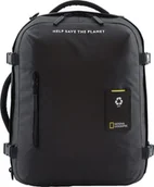 Plecaki - Plecak National Geographic OCEAN wykonany z przetworzonych butelek PET Czarny, jeden rozmiar - miniaturka - grafika 1