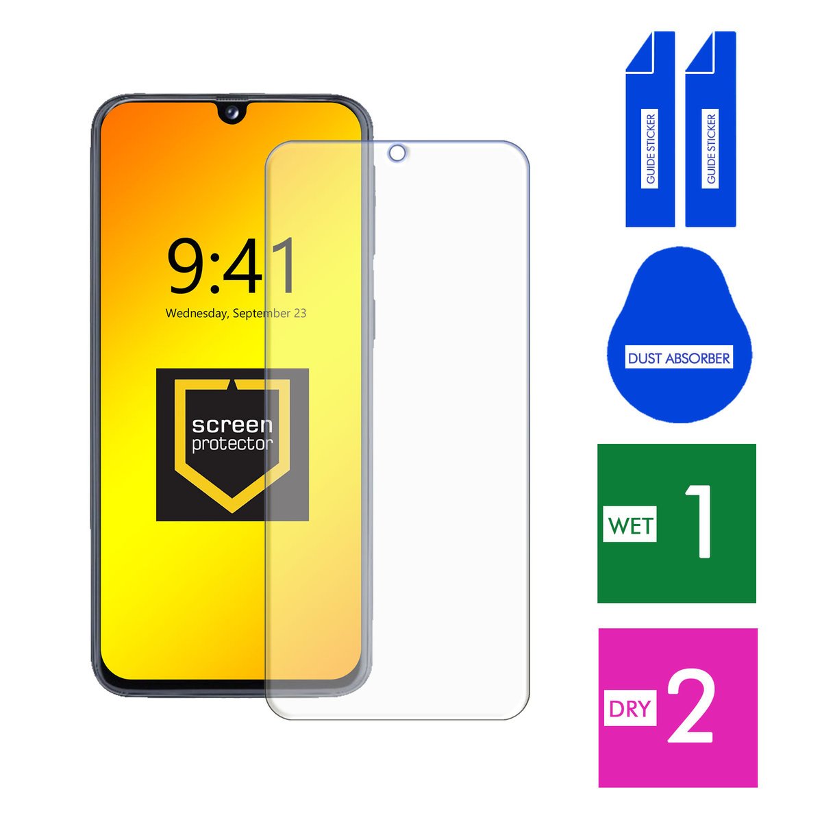 SZKŁO HARTOWANE DO SAMSUNG GALAXY A40 SZYBKA 9H OCHRONNE PANCERNE