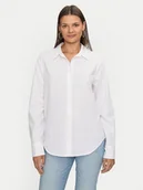 Koszule damskie - Guess Jeans Koszula W4YH68 WGCF1 Biały Regular Fit - miniaturka - grafika 1