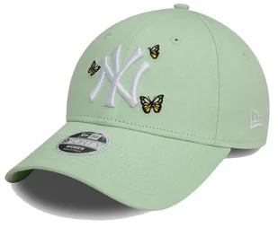 Czapka z daszkiem NEW ERA NYY Womens Icon 9FORTY Cap zielona - Czapki damskie - miniaturka - grafika 1