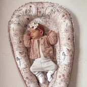 Kokony niemowlęce - Kokon Niemowlęcy Gniazdo Kojec Swan Queen Królowa Łabędzi Bawełniany / Bajkowe Wnętrza - miniaturka - grafika 1