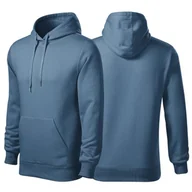 Moda i Uroda OUTLET - Bluza denim męska z logo na sercu nadrukiem logo firmy 320g 413 kolor 60 bluza cape - miniaturka - grafika 1