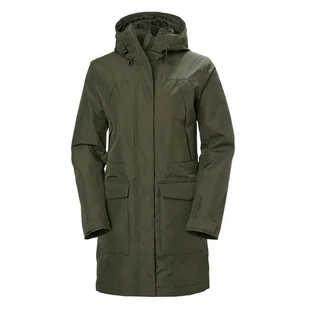 Damski Płaszcz ocieplany HELLY HANSEN W FRIDA INS 53686_431 – Zielony - Płaszcze damskie - miniaturka - grafika 1