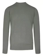 Swetry męskie - Sweter Szary, Okrągły Dekolt, 100% BAWEŁNA (U-neck), Męski -BRAVE SOUL - Brave Soul - miniaturka - grafika 1