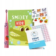 Szczoteczki do zębów dla dzieci - Szczoteczka Soniczna Dla Dzieci 3+ Smiley Kids + Naklejki + Kalendarz Mycia - miniaturka - grafika 1
