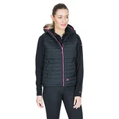 Kurtki damskie - Trespass Trespass Aretha damska ciepła wyściełana kurtka z odpinanym kapturem Czarny S FAJKGIN20001_BLKS - miniaturka - grafika 1