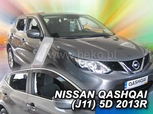 Nissan Qashqai II J11 2013-2021r Owiewki Drzwi Heko - Akcesoria motoryzacyjne - miniaturka - grafika 1