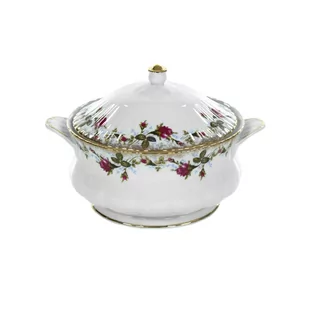 Chodzież WAZA IWONA B013 2,5L ZŁOTA RÓŻA PORCELANA 5903353480626 - Inne naczynia kuchenne - miniaturka - grafika 1