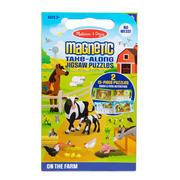 Układanki dla dzieci - PUZZLE MAGNETYCZNE książeczka Farma Zwierzątka Melissa & Doug - miniaturka - grafika 1