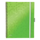 Zeszyty szkolne - Zielony kołonotatnik w linie Leitz, 80 stron - miniaturka - grafika 1