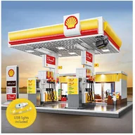 Klocki - Jamara CaDA Shell Tankstelle Bricks 14+ - miniaturka - grafika 1