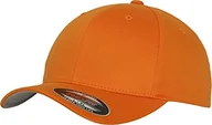 Czapki damskie - Flexfit Flex fit Flex Fit męska czapka baseballowa wełniana czesana pomarańczowy L-XL 6277 - miniaturka - grafika 1
