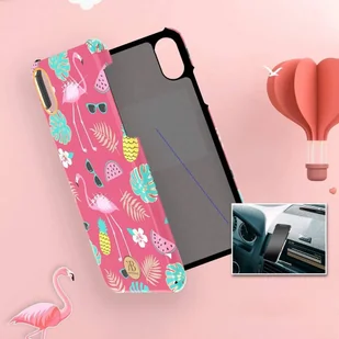 Kingxbar Blossom etui ozdobione oryginalnymi Kryształami Swarovskiego iPhone XS Max różowy - Etui i futerały do telefonów - miniaturka - grafika 5