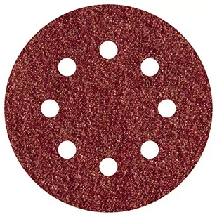 Wolfcraft Krążki ścierne samoprzyczepne korund śr. 125 mm granulacja 40mm (25szt.) 2069100 - Materiały ścierne - miniaturka - grafika 1
