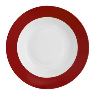 Głęboki Talerz 23 Cm Aura Red Ambition - Talerze - miniaturka - grafika 1