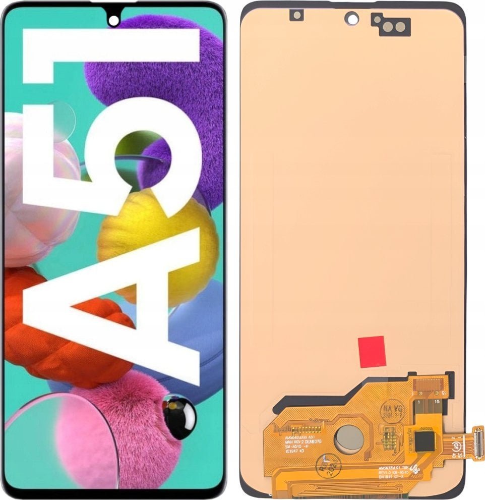 WYŚWIETLACZ EKRAN LCD DO SAMSUNG GALAXY A51 4G OLED SM-A515F, SM-A515F/DSN, SM-A515F/DS, SM-A515F/DST, SM-A515F/DSM, SM-A515F/N, SM-A515U, SM-A515U1, SM-A515W, SM-A515X, SM-S515DL