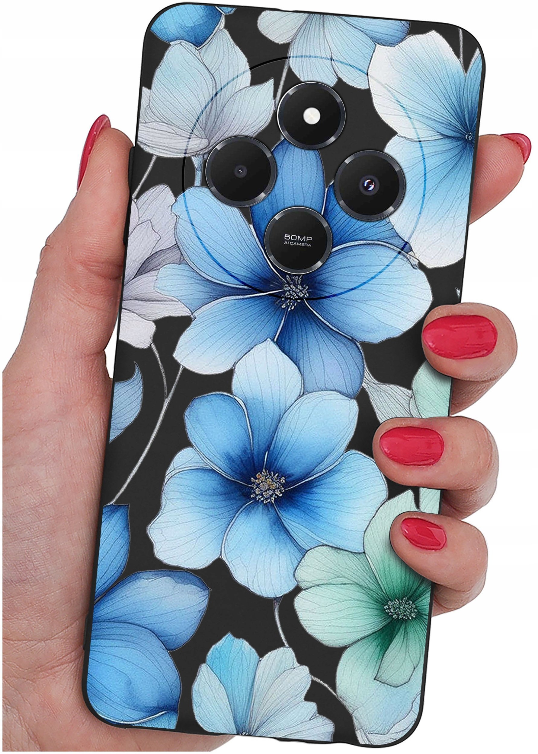 Etui do Xiaomi Redmi 14C WZORYSILIKONOWE MATT CASE + SZKŁO 9H