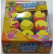 Hasta Farby Do Malow Palcami 10 kolorów Pieczatki 201173 Wb - Farby i media malarskie - miniaturka - grafika 3