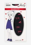 Rajstopy - Wzorzyste rajstopy dziecięce z mikrofibry Pretty X61 Marilyn - MARILYN - miniaturka - grafika 1