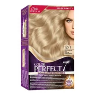 Farby do włosów i szampony koloryzujące - Wella Color Perfect 7, farba do włosów, 12/1 popiel ultra jasny blond, 50ml - miniaturka - grafika 1