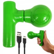 Masażery - Pistolet Do Masażu Mini Masażer Pleców Karku Stóp Do Torebki Akumulatorowy - miniaturka - grafika 1